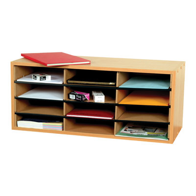 Schreibtisch-Organizer: Stoff - Holz zum Verlieben | Wayfair.de